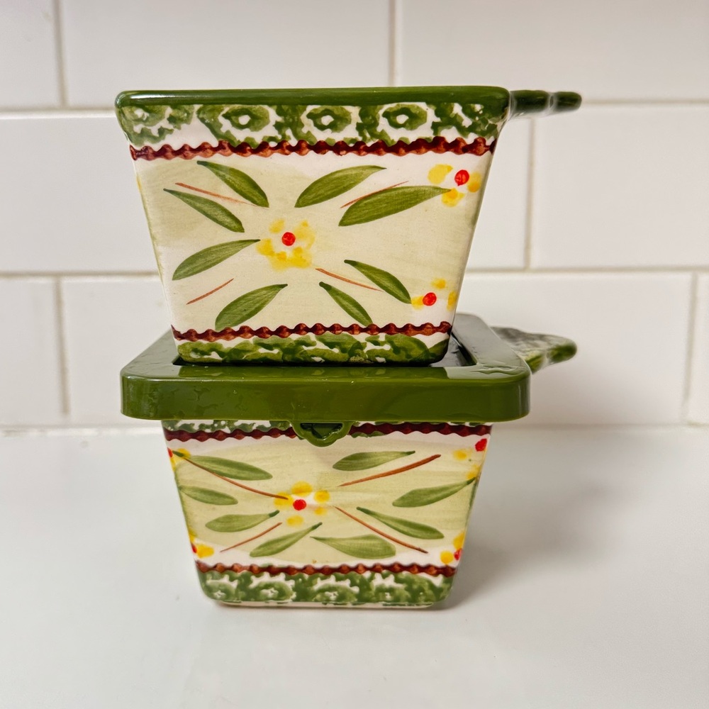 Temp-Tations Old World Ceramic Ovenware 3 piece